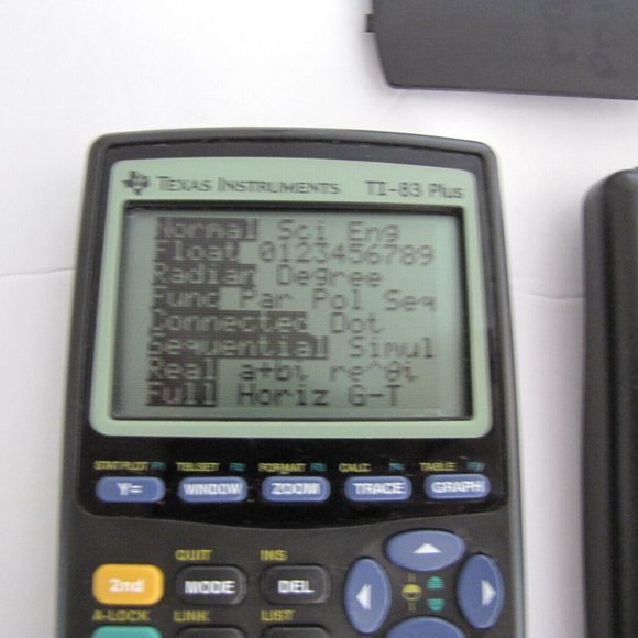 Texas Instruments TI-83 Plus Graphing Calculator W/Cover Tested And Works Great - Picture 3 of 8